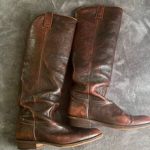 Frye Brown Leather Boots